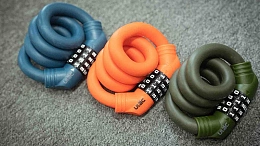Велосипедный замок Ulac 1970 Memory Cable Lock Combo Orange