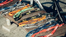 Велосипедный замок Ulac Supreme Steel Chain Lock Red