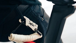 Велосипедный замок Ulac Valkyrie Carabiner Cable Lock Silver