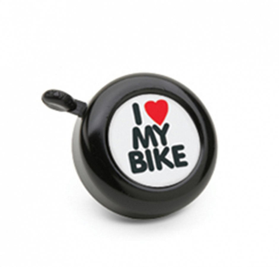 Велосипедный звонок Electra Vintage Bell I Love My Bike Black
