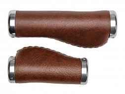 Грипсы Electra Ergo Classic Grips Faux Leather Long/Short Brown