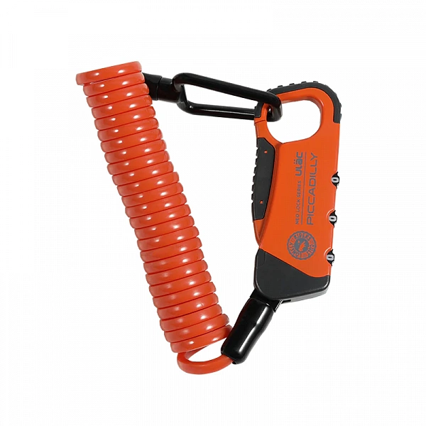 Велосипедный замок Ulac Piccadilly Evo Orange