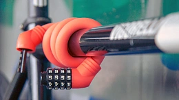 Велосипедный замок Ulac 1970 Memory Cable Lock Combo Orange