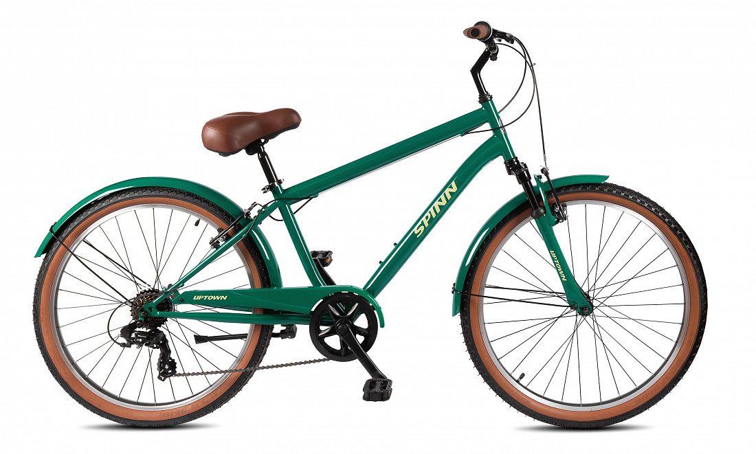 Велосипед круизер Spinn Uptown Men Pine Green (Garage Vintage)*