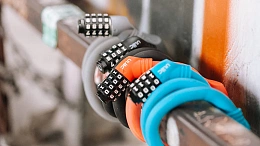 Велосипедный замок Ulac 1970 Memory Cable Lock Combo Orange