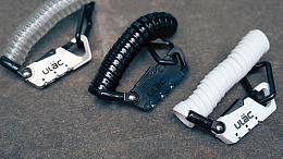 Велосипедный замок Ulac Valkyrie Carabiner Cable Lock Silver
